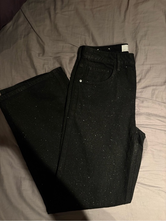Dynamite Denim - Dynamite Black Sparkle Straight Leg Jeans